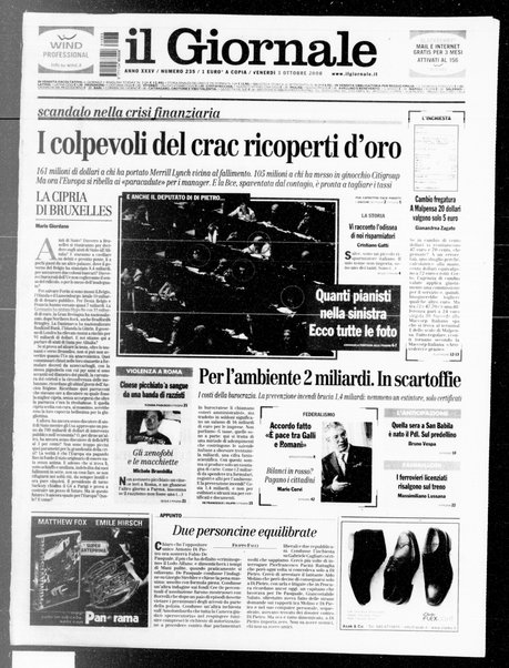 Il giornale : quotidiano del mattino